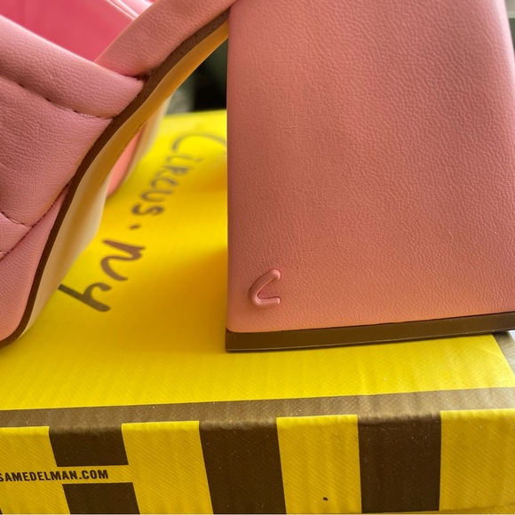 Circus by Sam Edelman Marlie Pink chunky heels size 6 - Picture 5 of 5